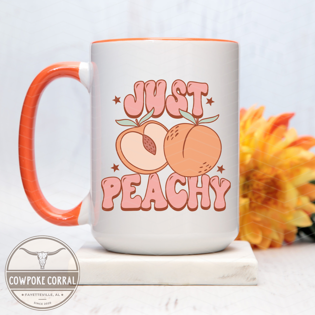 Just Peachy 15oz Mug