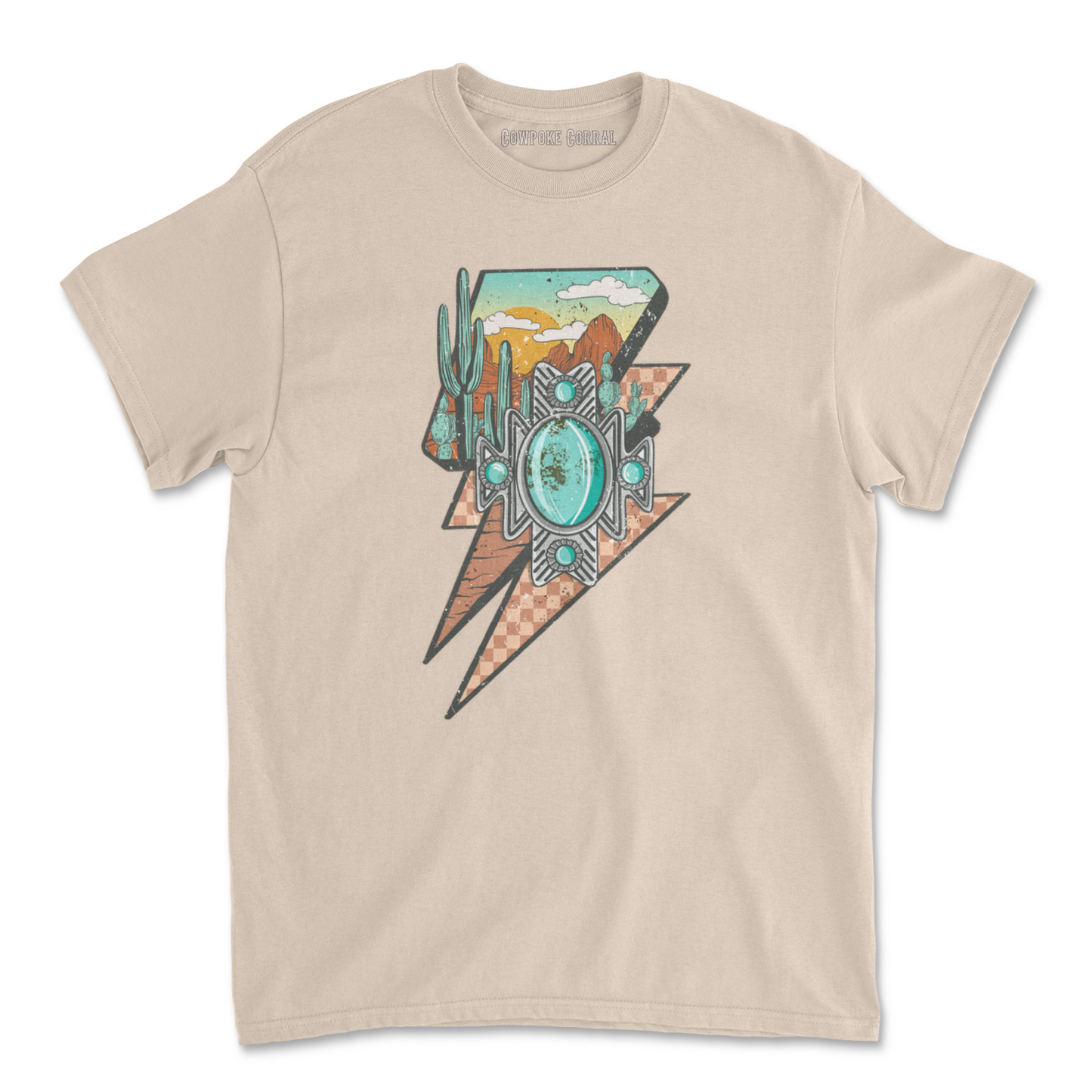 CONCHO LIGHTNING BOLT TEE