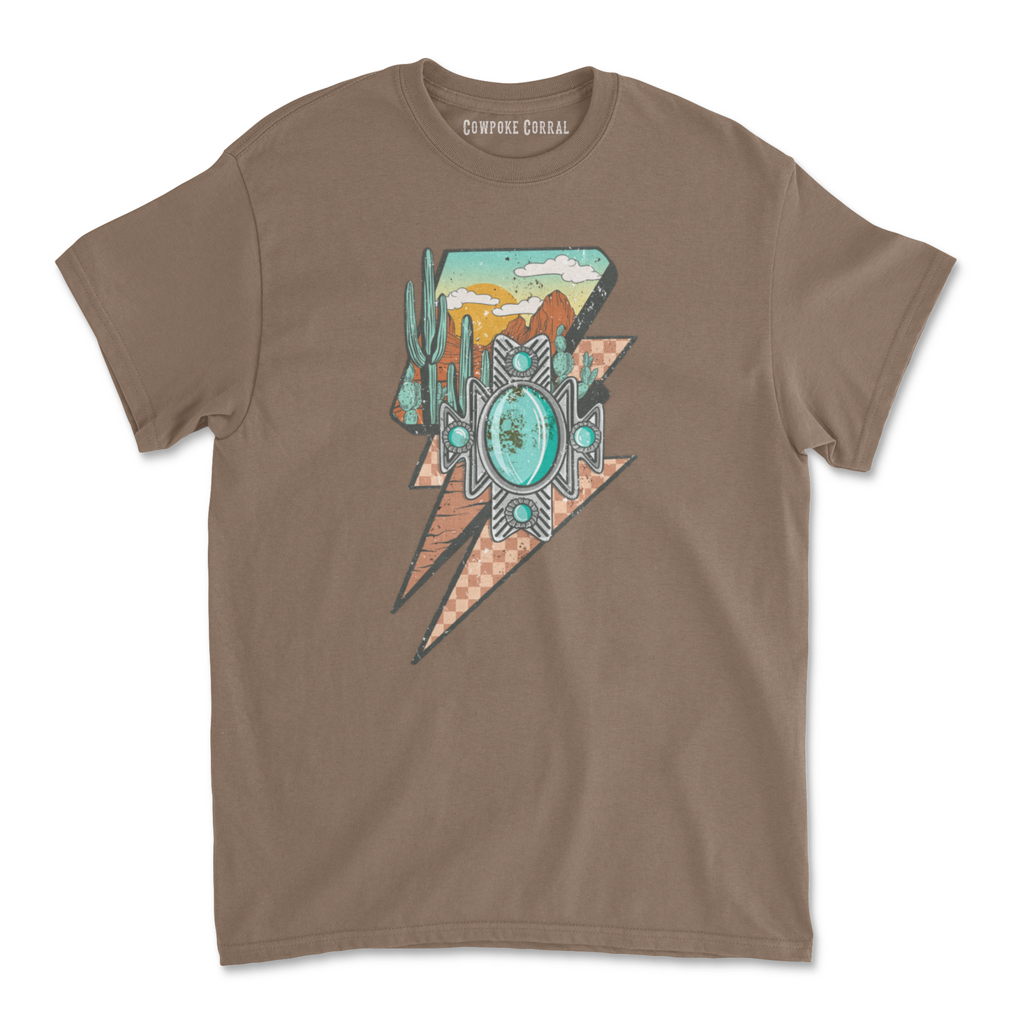 CONCHO LIGHTNING BOLT TEE