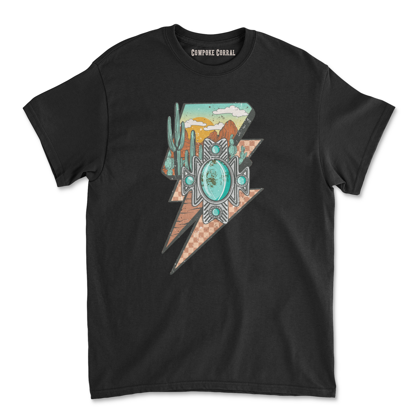 CONCHO LIGHTNING BOLT TEE