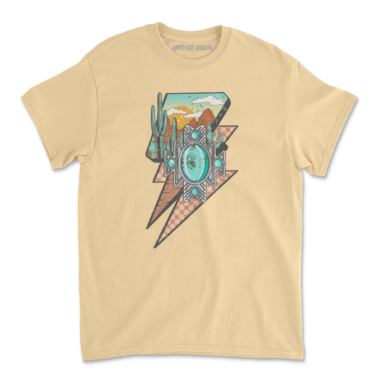 CONCHO LIGHTNING BOLT TEE