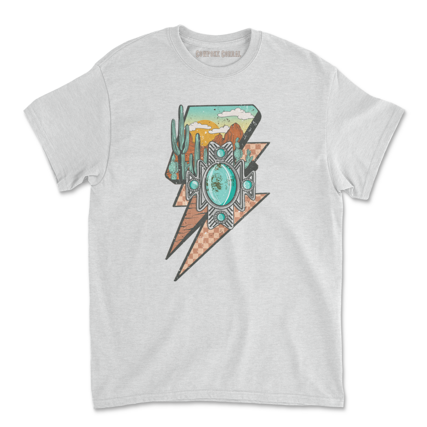 CONCHO LIGHTNING BOLT TEE