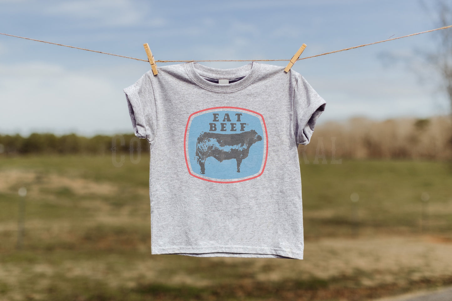 EAT BEEF PATCH YOUTH TEE