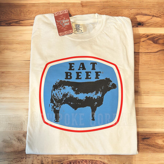 EAT BEEF PATCH TEE