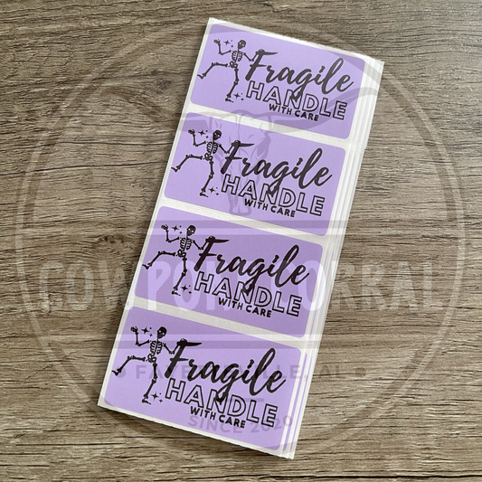 Fragile Skellie - Packaging Stickers